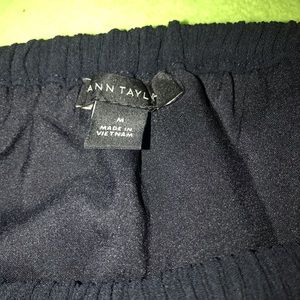 Ann Taylor Navy dress w flutter sleeves